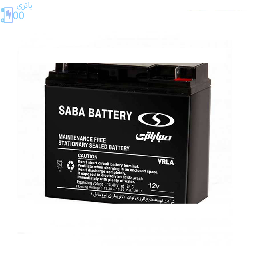 باتری یو پی اس صبا 12 ولت 18 آمپر